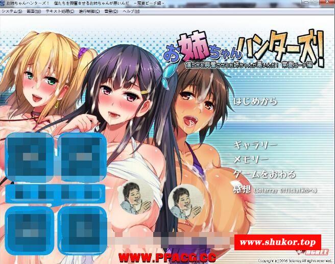 姐姐狩猎：永恒的夏日海滩！汉化版+CG★拉大车【新作/PC+安卓/500M】-小树基地