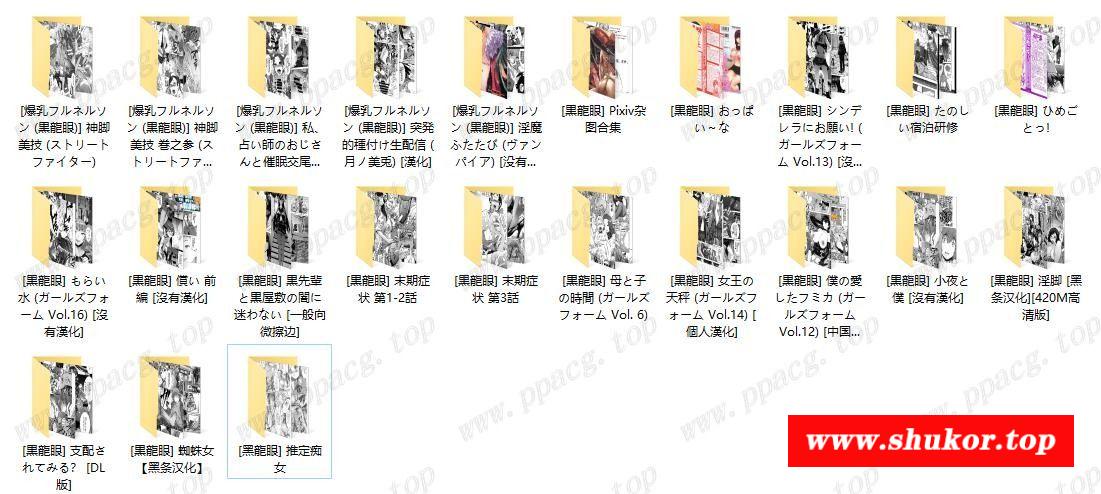【2D/汉化/合集】为尼哥服务的房间系列~“黒龍眼”63作品合集 【1.1G/3510P】-小树基地