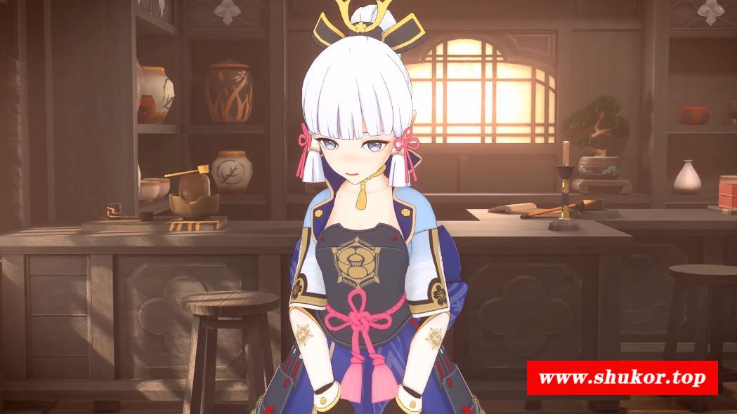 【高质量同人/CV】Puuguy 六月新作：神里绫华 Dating with Ayaka【188M/短动画】-小树基地