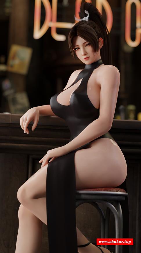 【3D同人/动态】Akiyamaryo最强不知火舞 4-5月新作：不知火舞旗袍+前作全系列【2.6G/短动画/合集】-小树基地