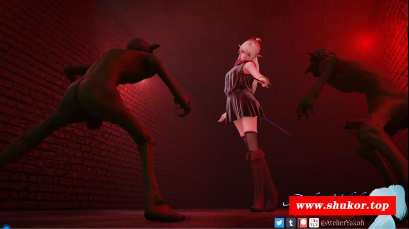 【3D极品/全动态】鵺凰工房：女精灵の壁尻触手+哥布林 完整HD整合版【短动画/新作/CV/600M】-小树基地