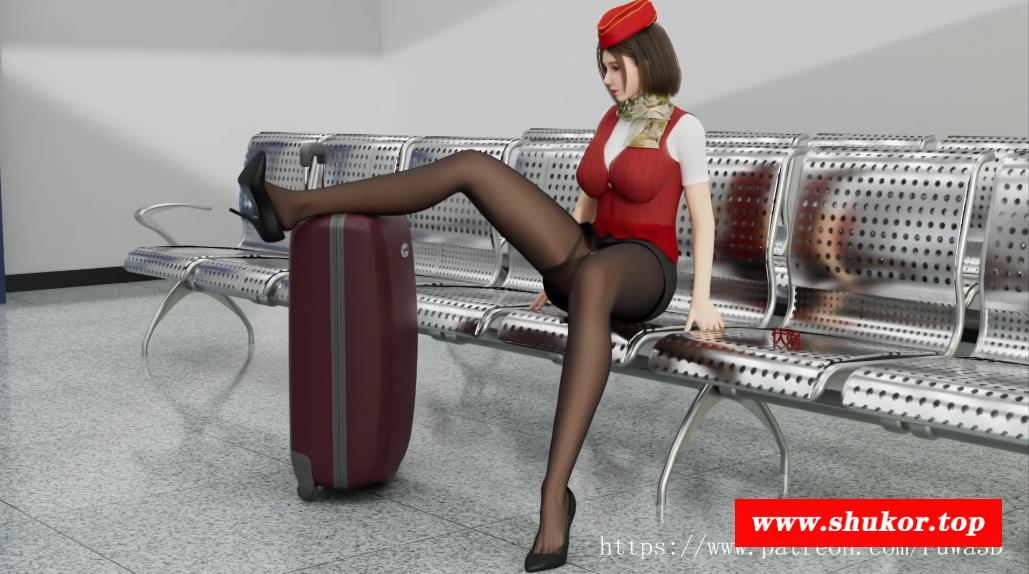 【3D极品/全动态】[伏娲] 空姐胡娜+晃女伊莎 1080HD步冰完整版★究极丝【新作/1.1G】-小树基地