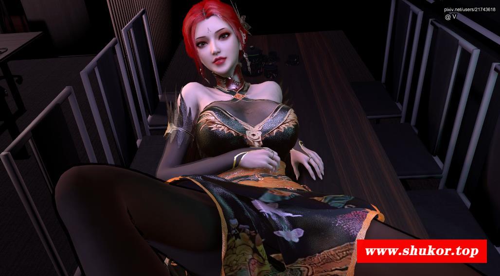 【3D国漫同人/全动态】斗破：黑斯旗袍雅妃长篇+师娘赠品 1080HD版【新作/CV/3.2G】-小树基地