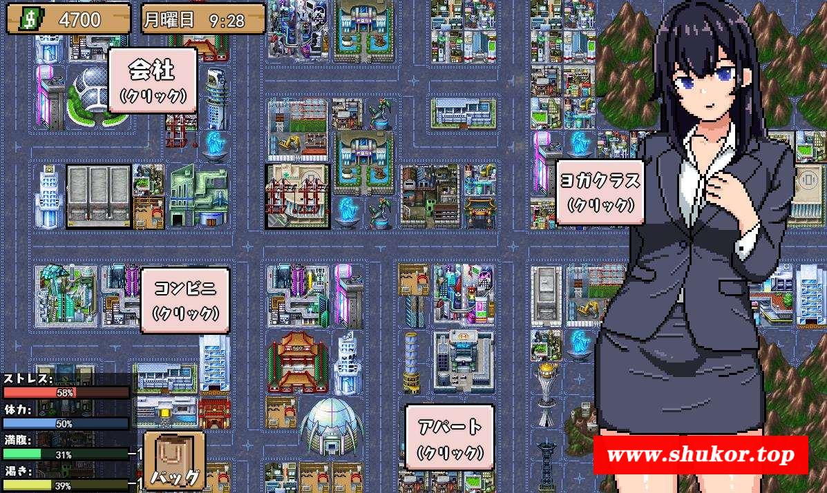 图片[4]-【像素SLG/汉化/动态】OL生活模拟：人生压力 云汉化正式版【新作/CV/500M】